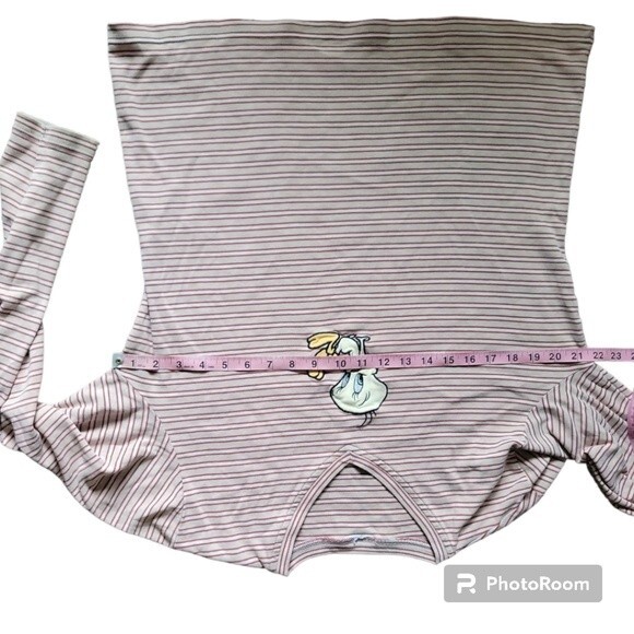 Tweety Bird Long Sleeve Striped Shirt - Picture 3 of 5